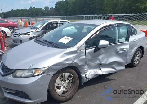 2015 Honda Civic Lx из США, поврежденный, VIN 19XFB2F54FE050564